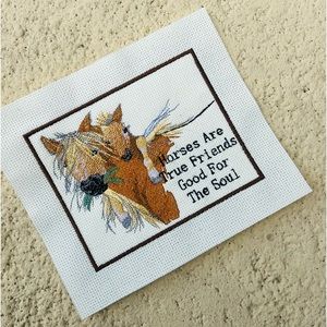 Original Embroidered Horse & Colt